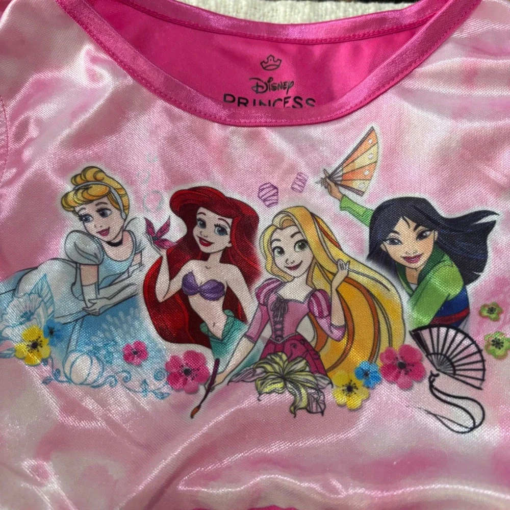 Disney Princess Nightgown Bundle 4pk Merida Aurora Snow White Girls Size 6